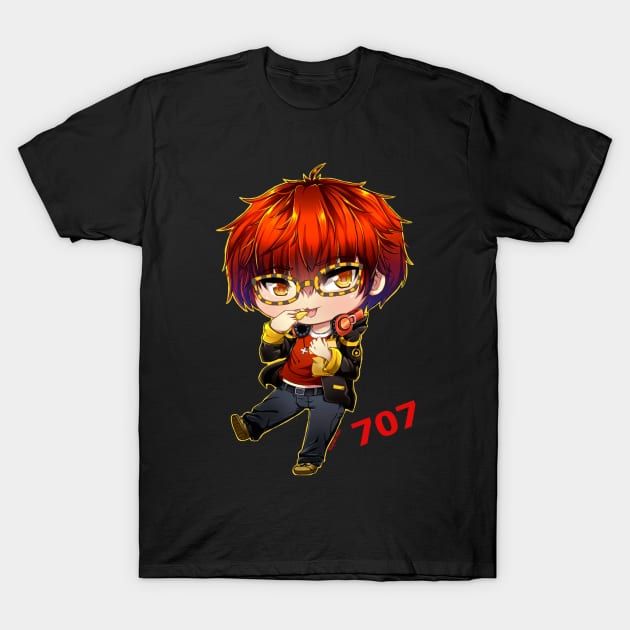 Mystic Messenger: Saeyoung 707 T-Shirt by KoyukiMori